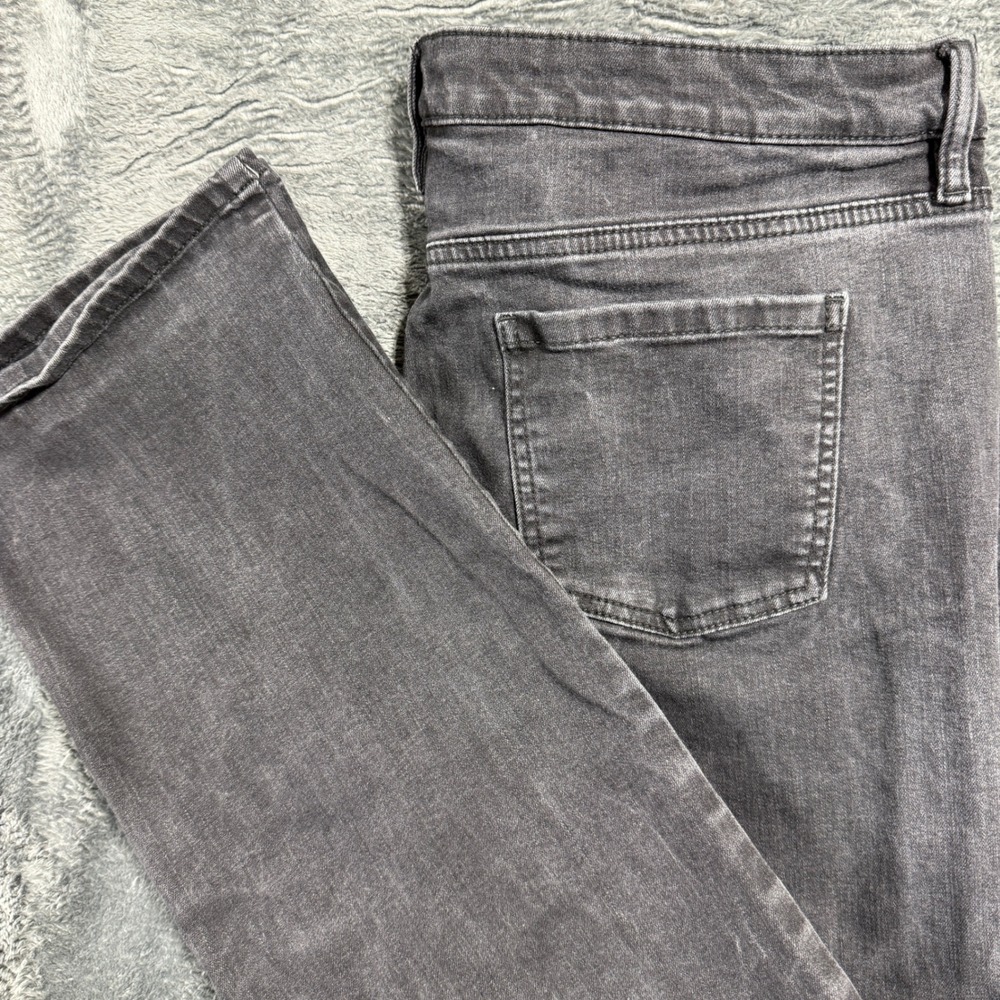 Buffalo Alyssa Straight Leg Jeans Womens‎ 16/36 Black High Rise Stretch T0423-01